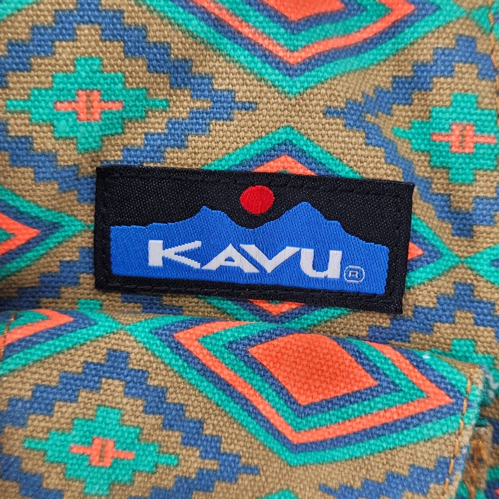 KAVU Rope Bag Limited Edition Aztec Southwest Geometric Sling Backpack Unisex - Picture 2 of 8